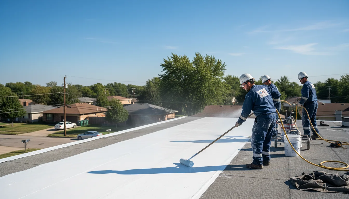 Commercial roof coating in Medicine Park, OK near me